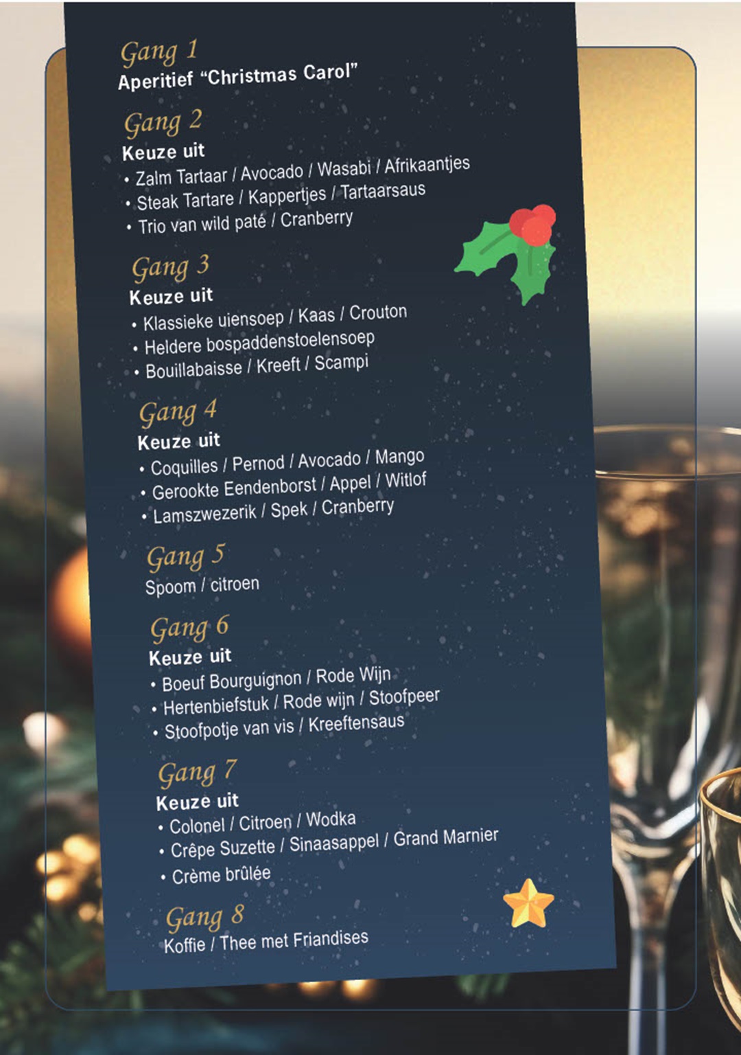 Kerstmenu 2025